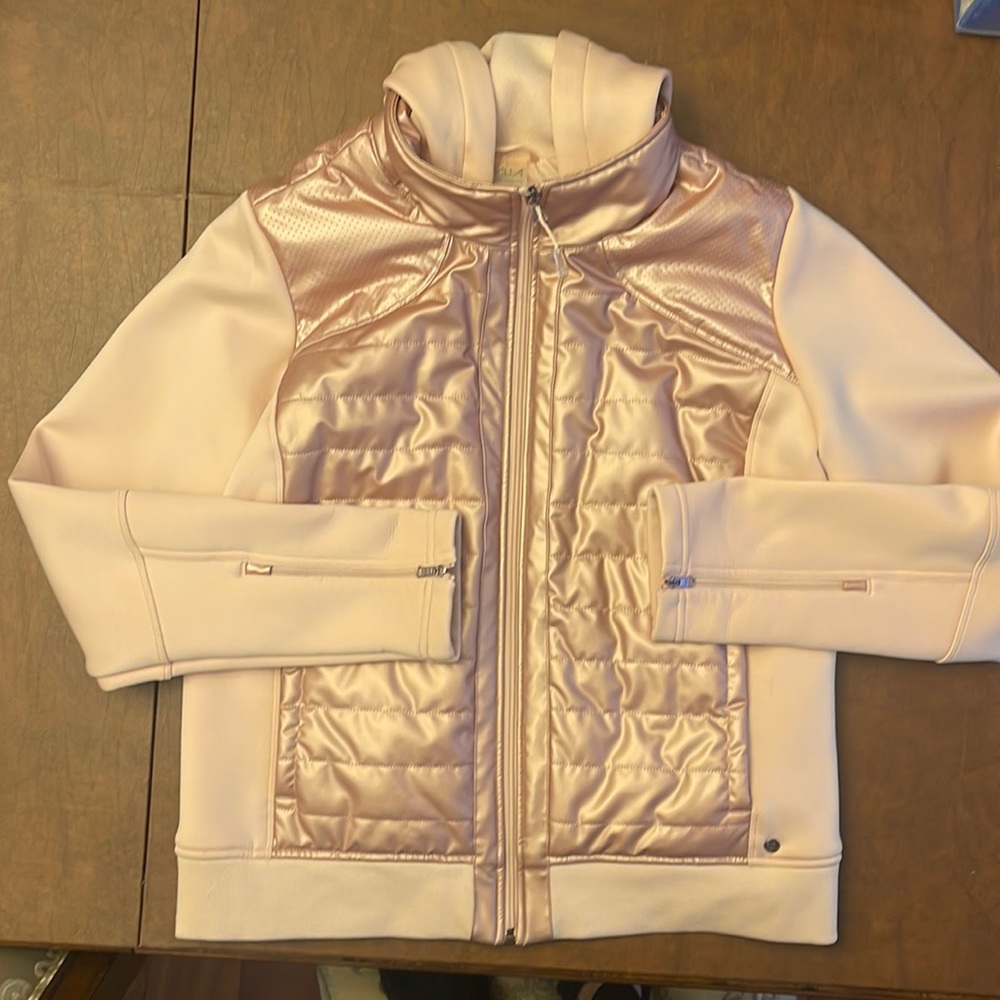 Calia by Carrie Underwood Moro Hybrid pale pink light weight jacket size L